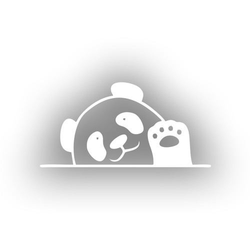 El Sallayan Panda Araba Sticker 17x17 Cm Beyaz