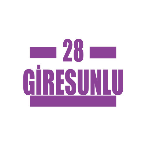 28 Giresunlu Araba Sticker 17x17 Cm Mor