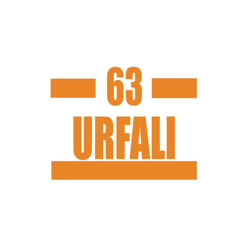63 Urfalı Araba Sticker 17x17 Cm Turuncu