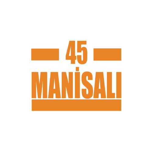 45 Manisalı Araba Sticker 17x17 Cm Turuncu