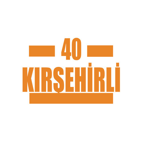 40 Kırşehirli Araba Sticker 17x17 Cm Turuncu