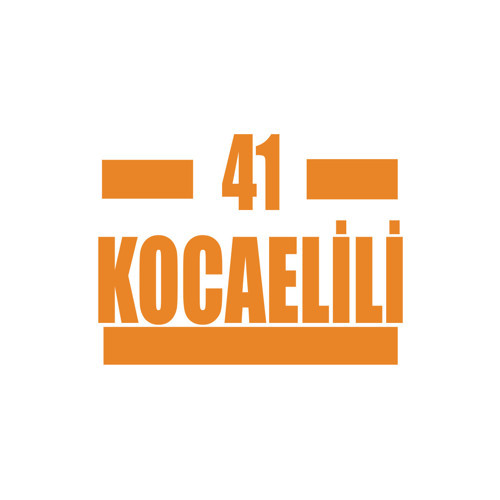 41 Kocaelili Araba Sticker 17x17 Cm Turuncu