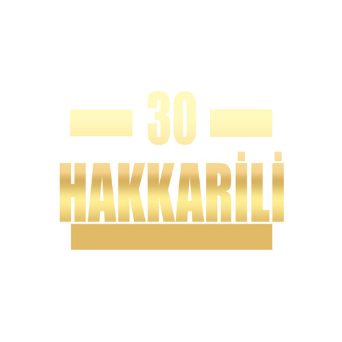 30 Hakkarili Araba Sticker 17x17 Cm Gold