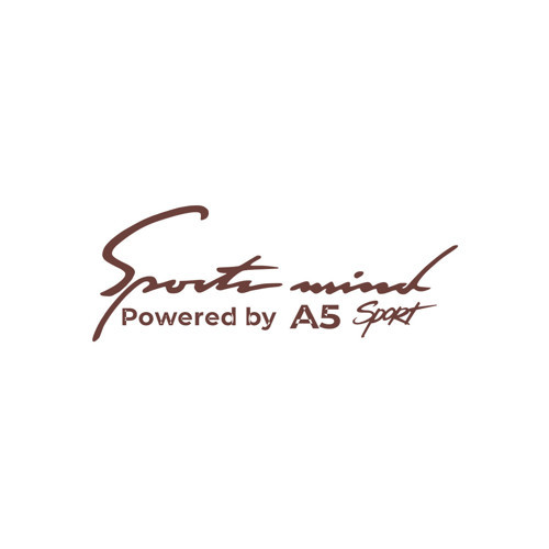 Sports Mind Audi A5 Sports Sticker 17x17 Cm Kahverengi
