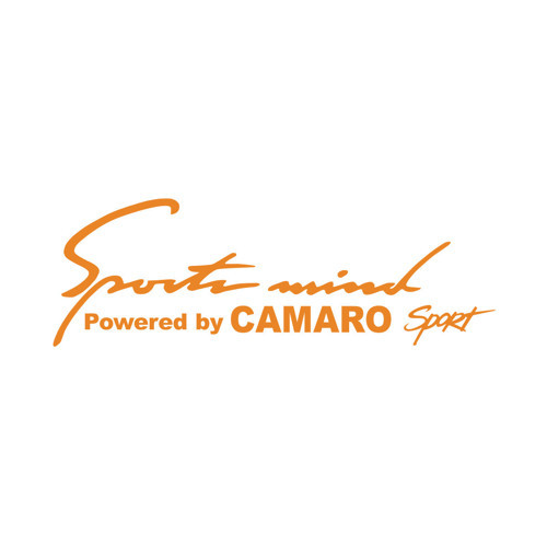 Sports Mind CHEVROLET CAMARO Sports Sticker 17x17 Cm Turuncu