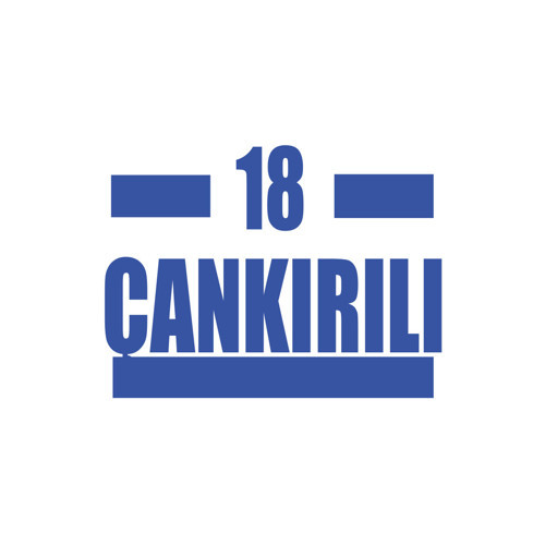 18 Çankırılı Araba Sticker 17x17 Cm Mavi
