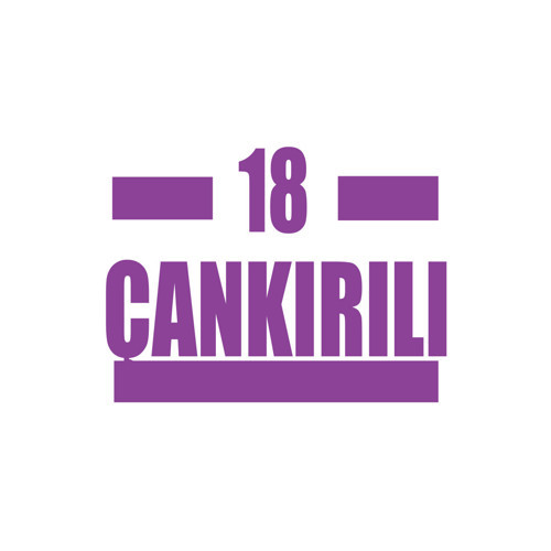 18 Çankırılı Araba Sticker 17x17 Cm Mor