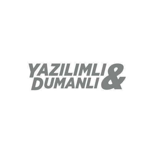 Yazılımlı&Dumanlı Araba Sticker 17x17 Cm Gri