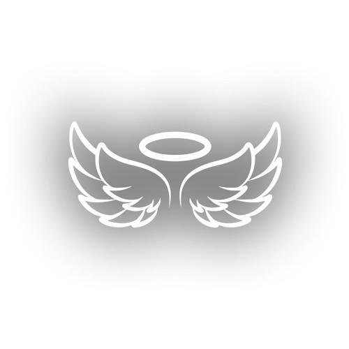 Melek Kanatları Araba Sticker 17x17 Cm Beyaz