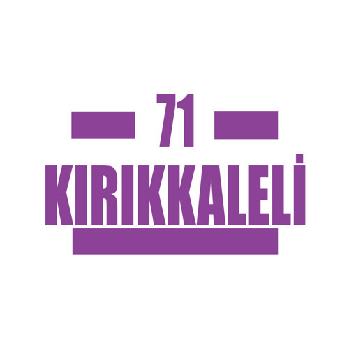 71 Kırıkkaleli Araba Sticker 17x17 Cm Mor