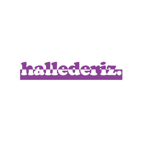 Hallederiz. Araba Sticker 17x17 Cm Mor