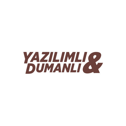 Yazılımlı&Dumanlı Araba Sticker 17x17 Cm Kahverengi