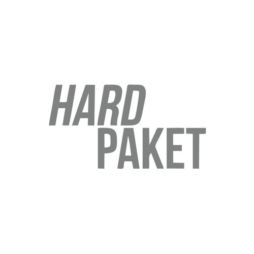 Hard Paket Araba Sticker 17x17 Cm Gri