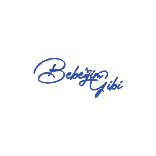 Bebeğim Gibi Araba Sticker 17x17 Cm Mavi