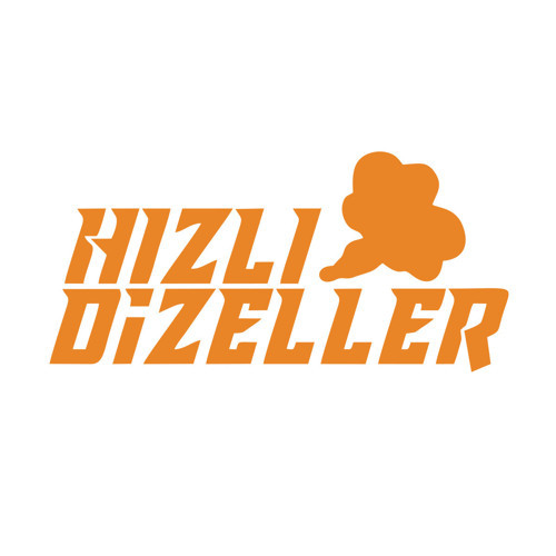 Hızlı Dizeller Araba Sticker 17x17 Cm Turuncu
