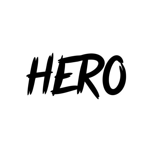 Hero Araba Sticker 17x17 Cm Siyah