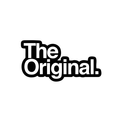 The Original. Araba Sticker 17x17 Cm Siyah