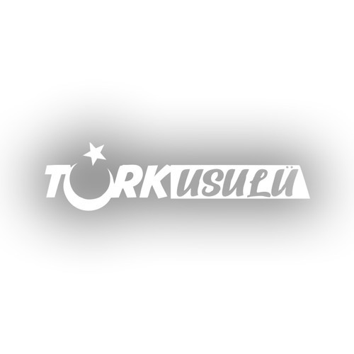 Türk Usulü Araba Sticker 17x17 Cm Beyaz