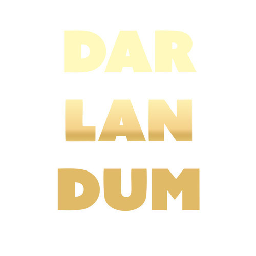 Darlandum Araba Sticker 17x17 Cm Gold