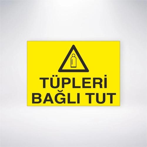Tüpleri Bağlı Tut Sticker 20X28 Cm