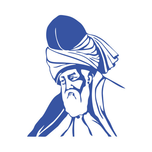 Mevlana Araba Sticker 17x17 Cm Mavi