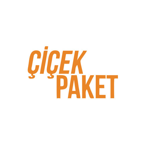 Çiçek Paket Araba Sticker 17x17 Cm Turuncu