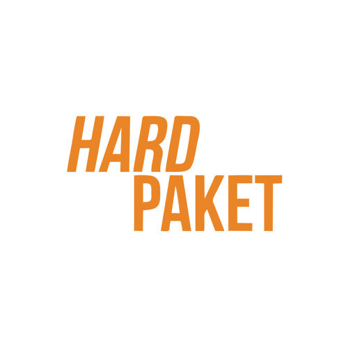 Hard Paket Araba Sticker 17x17 Cm Turuncu