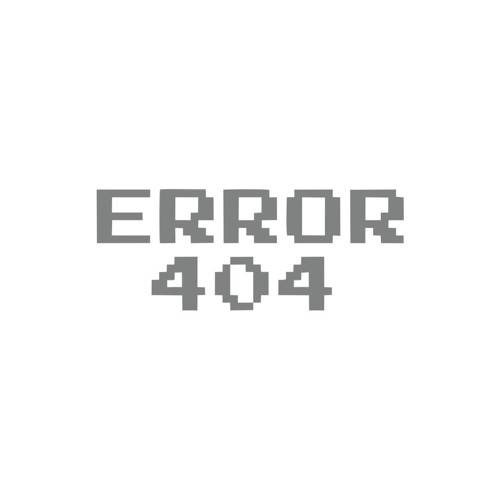 Error 404 Araba Stickeri 17x17 Cm Gri