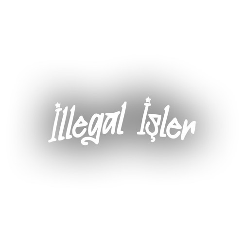 İllegal İşler Araba Sticker 17x17 Cm Beyaz