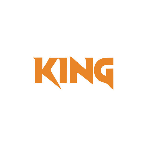 King Araba Sticker 17x17 Cm Turuncu