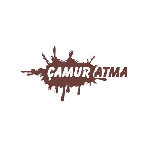 Çamur Atma Araba Sticker 17x17 Cm Kahverengi