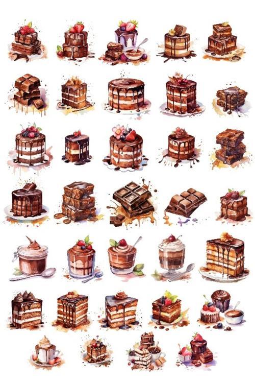 Pastalar Sticker Set