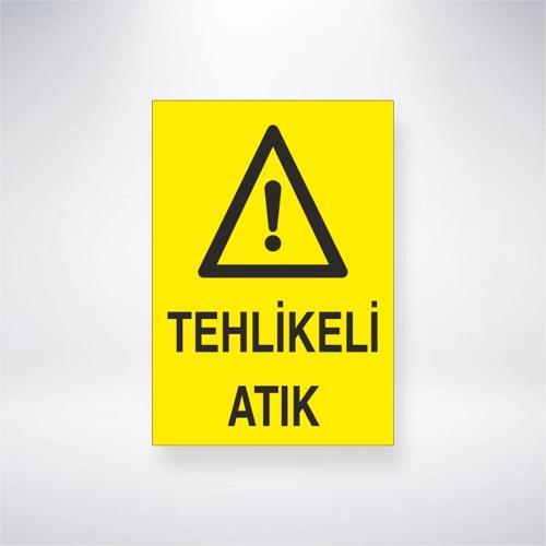 Tehlikeli Atık Sticker 20X28 Cm