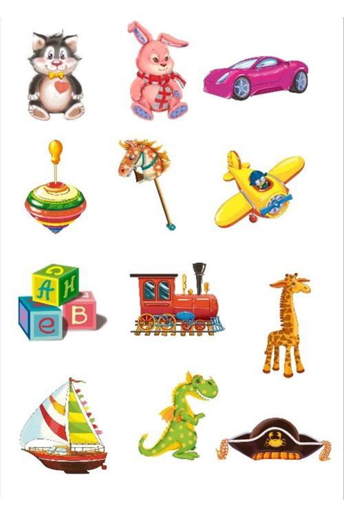Bebek Oyuncakları Sticker Set 2