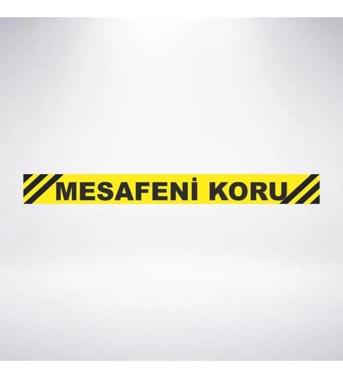 Mesafeni koru 100x10 Sticker 20X28 Cm