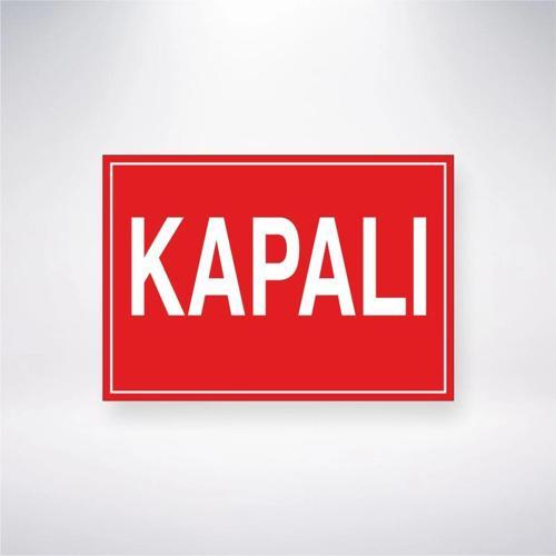 Kapalı Sticker 20X28 Cm
