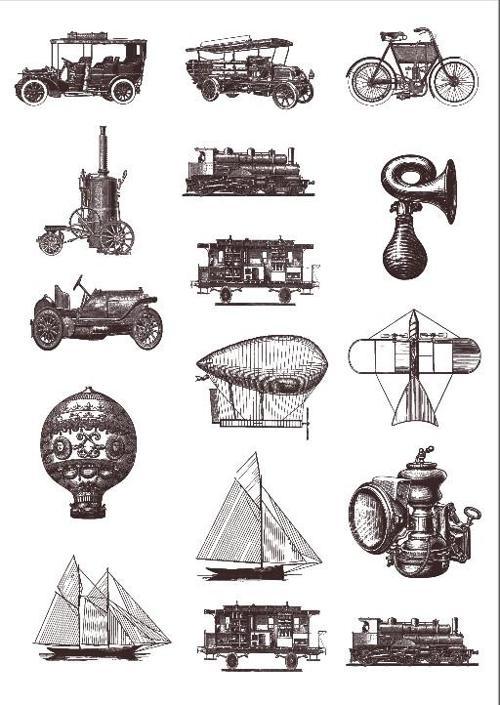 Old Araçlar Sticker Set