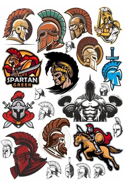 Spartacus Gladyator Sticker Set 1