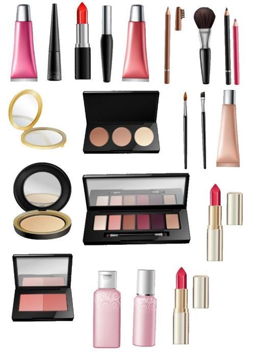 Makyaj Malzemeleri Sticker Set