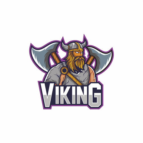 Viking 2 Sticker 10x10 cmRenkli Sticker