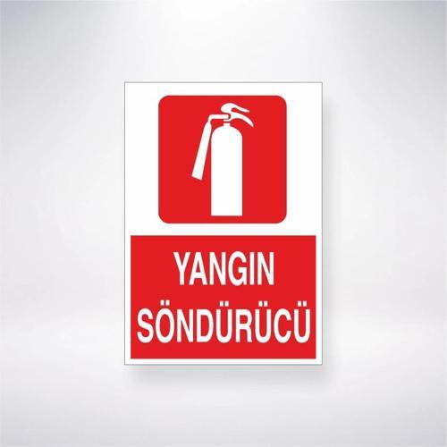 Yangın Söndürücü Sticker 20X28 Cm