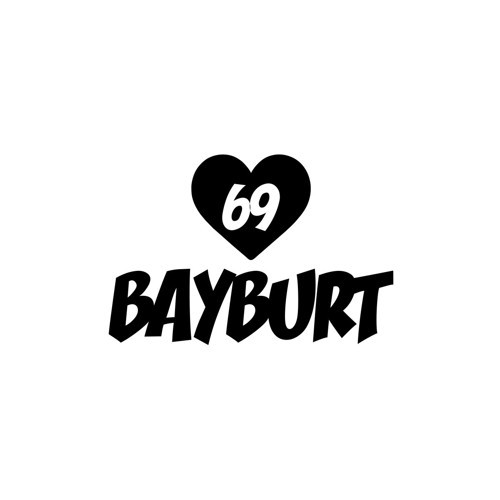 Kalpli 69 Bayburt Araba Sticker 17x17 Cm Siyah