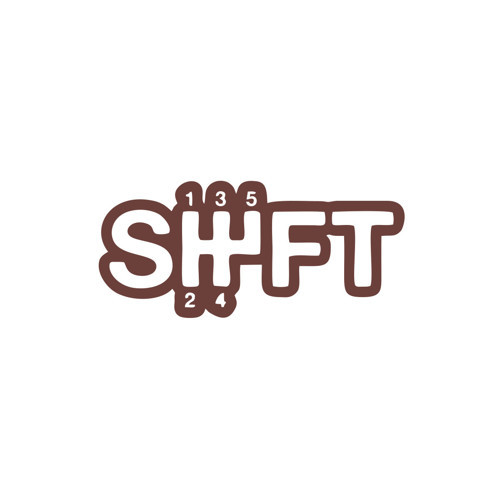Shift Vites Sticker 17x17 Cm Kahverengi