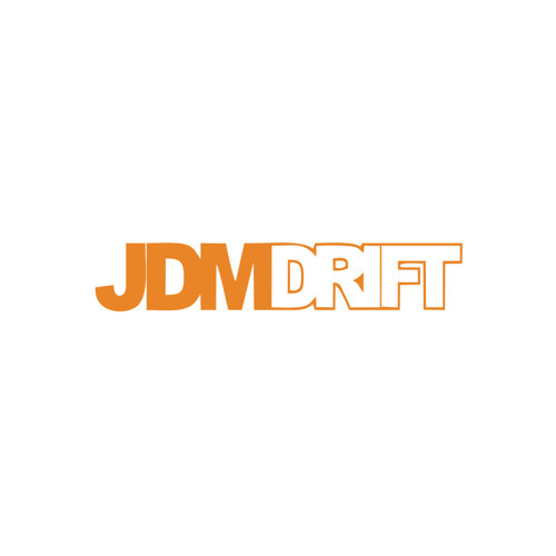 JDM Drift Araba Sticker 17x17 Cm Turuncu