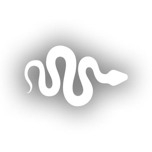 Yılan Araba Sticker 17x17 Cm Beyaz