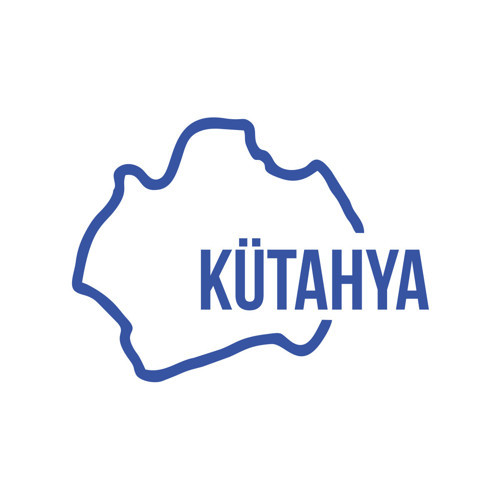 Kütahya Harita Araba Sticker 17x17 Cm Mavi