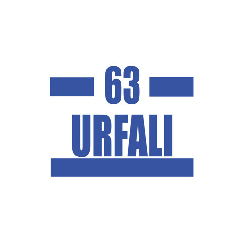 63 Urfalı Araba Sticker 17x17 Cm Mavi