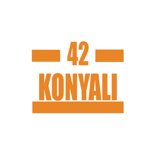 42 Konyalı Araba Sticker 17x17 Cm Turuncu