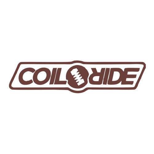Coil Ride Araba Sticker 17x17 Cm Kahverengi