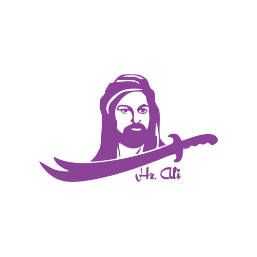 Zülfikar Hz Ali Araba Sticker 17x17 Cm Mor